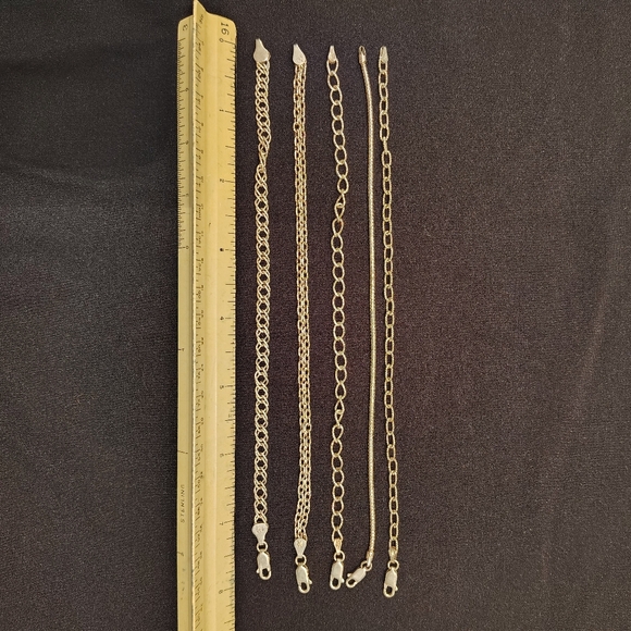 Sterling Silver 925 Bracelets (5) - Picture 2 of 6